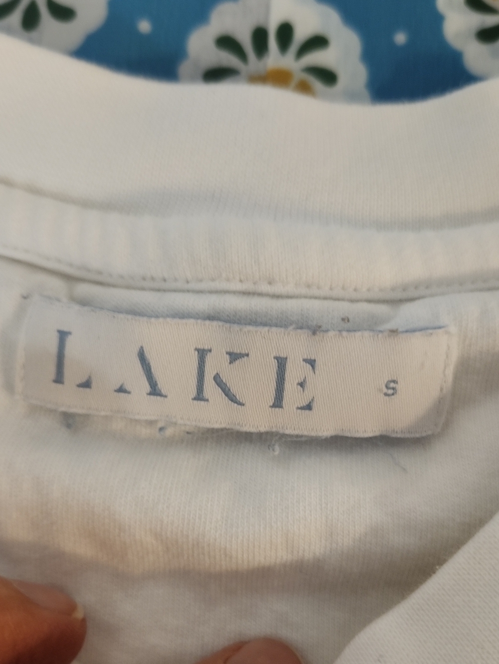 Lake Women's Sweatshirt Tunic Top Raglan Pajama Soft Cotton Loungwear Small - Picture 5 of 8